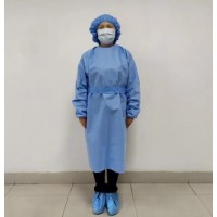 Protective medical disposable surgical gown isolation gown